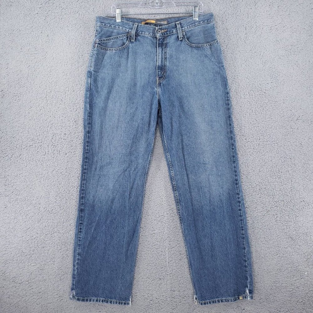 VTG Levis SilverTab Low Loose Fit Jeans men's 34x30 Medium Washed Faded